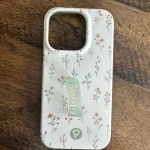 Loopy Whispering Wildflowers iPhone 14 Pro Case